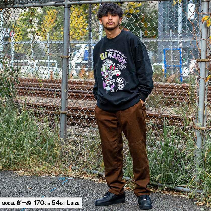 Ed Hardy（エド・ハーディー） トレーナー メンズ 裏毛 スウェット