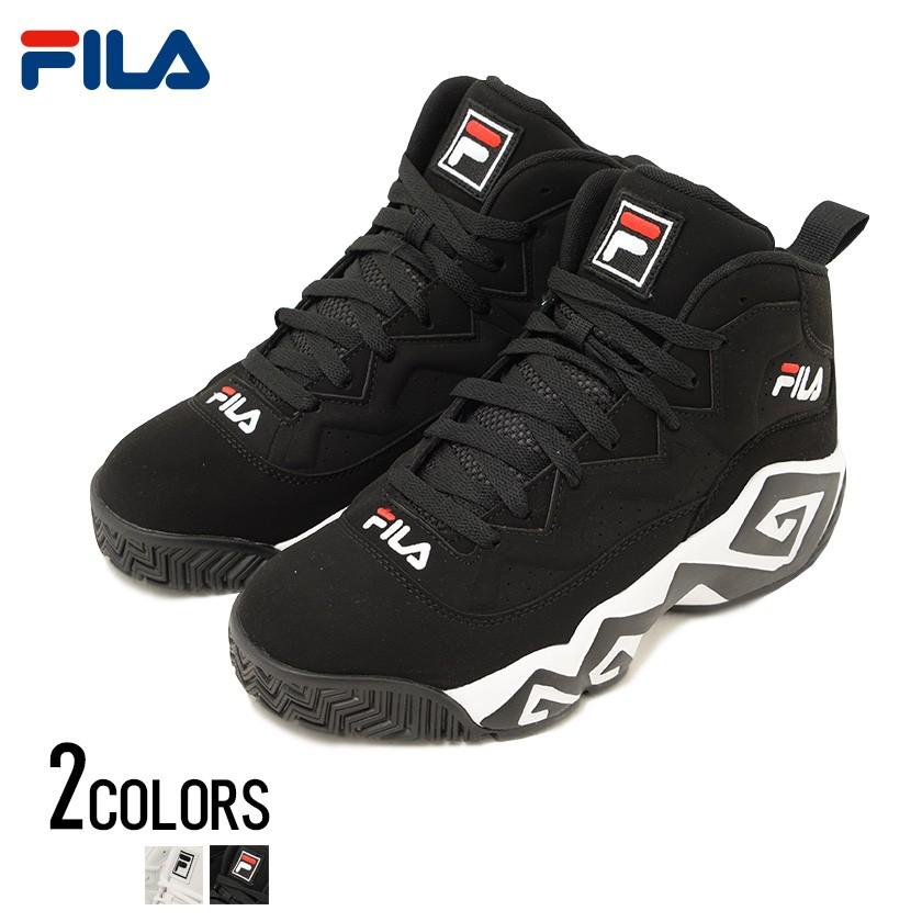 スニーカー メンズ 靴 Fila フィラ Mb 全2色 シューズ 厚底 ハイカット ホワイト ブラック ストリート系 Fhe102 シルバーバレット 通販 Yahoo ショッピング