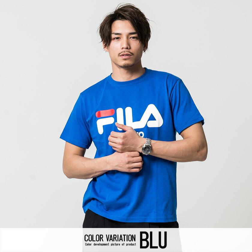 フィラデフェール　MプリントTシャツ FILA 半袖Tシャツ メンズ フィラ プリントTシャツ/全6色