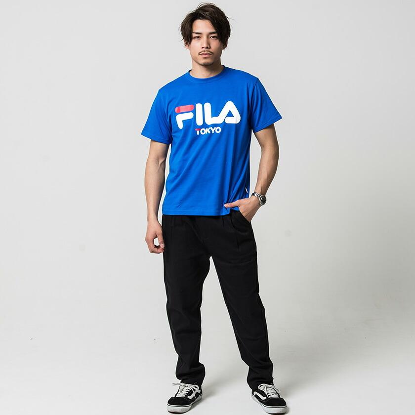 Fila フィラ Tシャツ メンズ ブランド おしゃれ 半袖 トップス クルーネック ロゴ プリント ユニセックス M L 春 夏 代 30代 40代 メンズファッション Fm5190 シルバーバレット 通販 Yahoo ショッピング