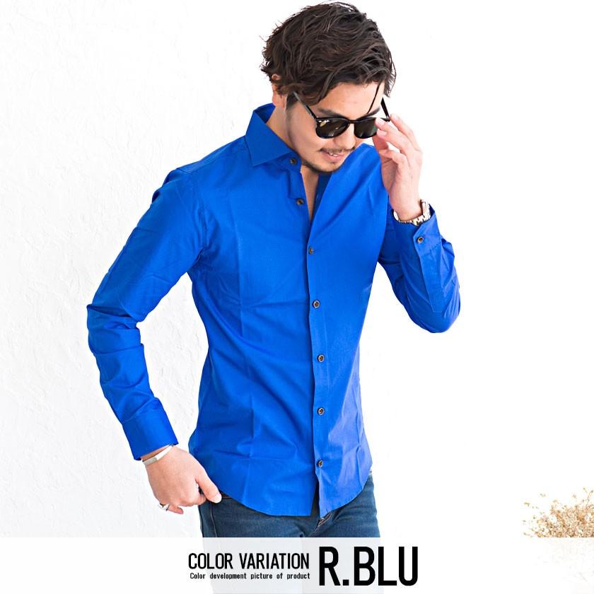 週末限定値下げ ☆ギャルソンシャツ ブルー COMME des GARCONS SHIRT