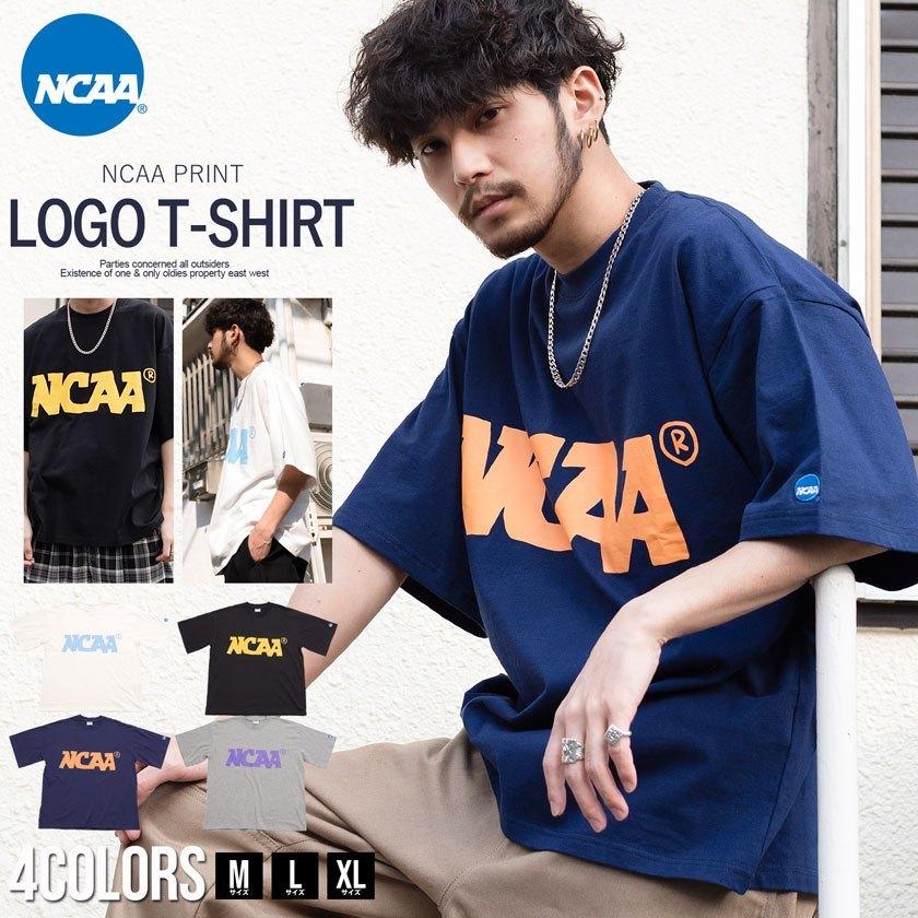 Quot 半袖tシャツ メンズ ロンt ブランド おしゃれ スポーツ アメカジ カジュアル プリント ロゴ 綿 クルーネック 大人 韓国系 ストリート 夏 春 秋 冬 Ncaa 売買