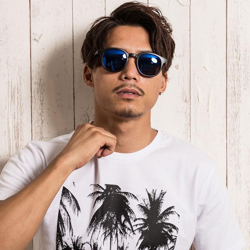 サングラス メガネ メンズ Quot Cavaria偏光レンズウェリントンサングラス 全2色quot ブラック イエロー ブルー ミラー 夏 海 ユニセックス お買得