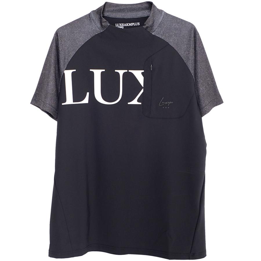 LUXE AKM PLUS ゴルフウェア Tシャツ メンズ 半袖 トップス 吸汗速乾
