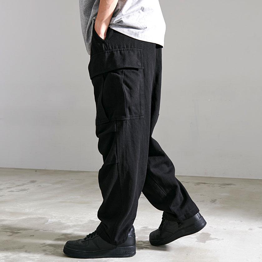 SILVER BULLET カーゴパンツ メンズ ワイド ゆったり 大きいサイズ  