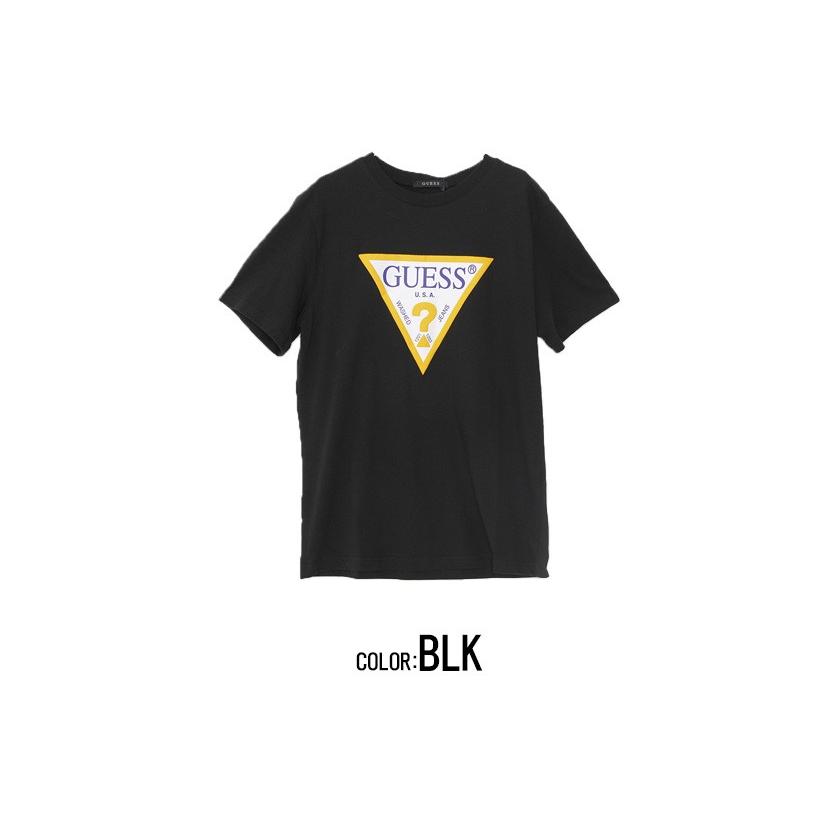 GUESS★UNISEX_フラワー 三角 半袖Tシャツ_2色♪ SS Cn Triangle Love Tee 半袖 Tシャツ レディース | GUESS(ゲス