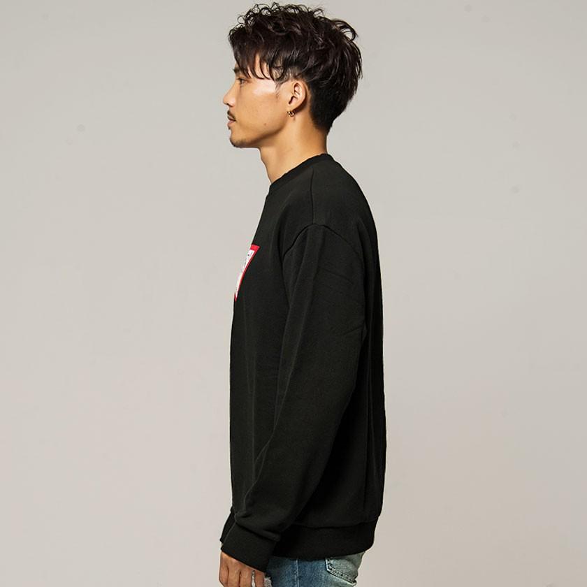 GUESS トレーナー メンズ ゲス デザインロゴプリントクルー GUESS トレーナー メンズ ゲス デザインロゴプリントクルー
