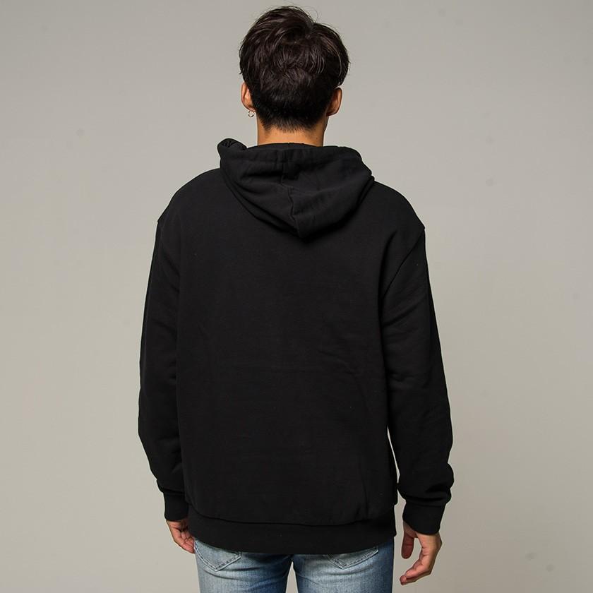 GUESS（ゲス） パーカー メンズ デザインロゴ刺繍長袖プルオーバー