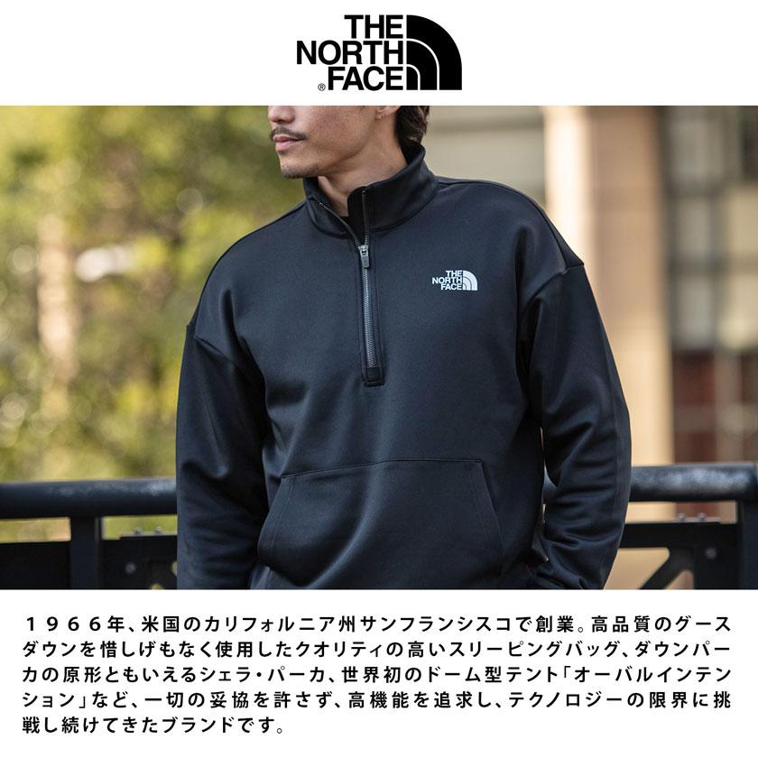 THE NORTH FACE ザ ノースフェイス ハーフジップ トレーナー メンズ レディース 長袖 ジャージ 黒 グレー NT7LP12