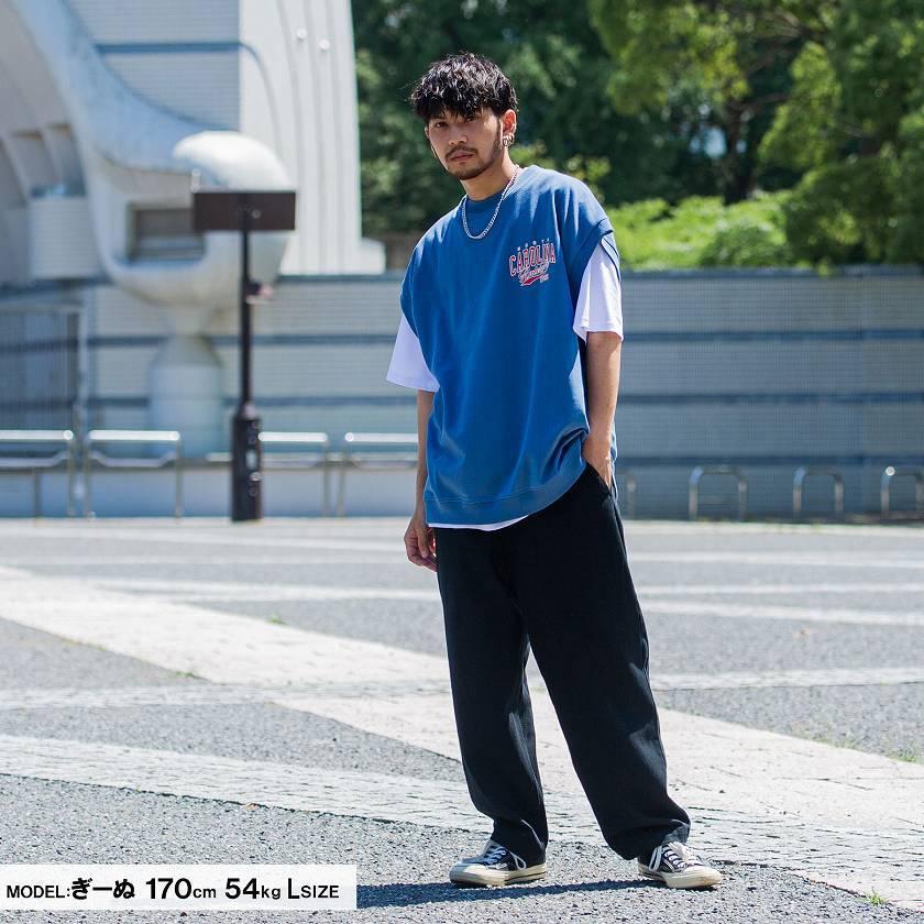 ベスト 半袖Tシャツ ネックレス 3点セット メンズ ブランド おしゃれ