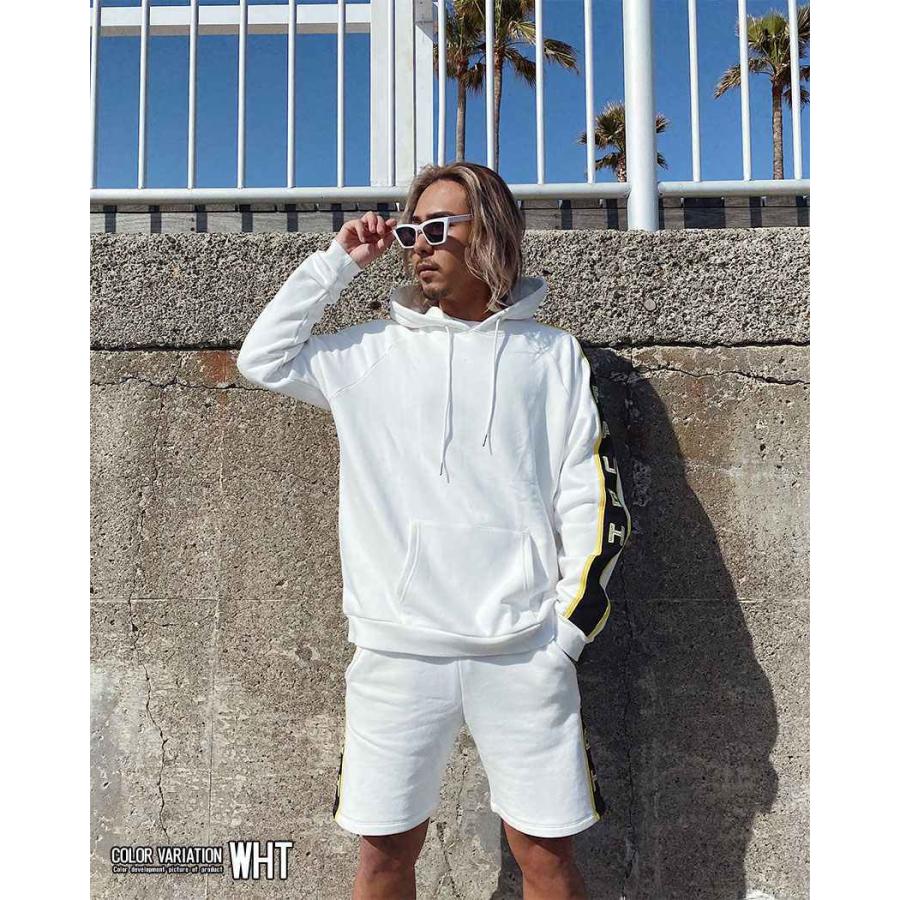 ハーフパンツ メンズ 膝上 セットアップ対応 ショートパンツ