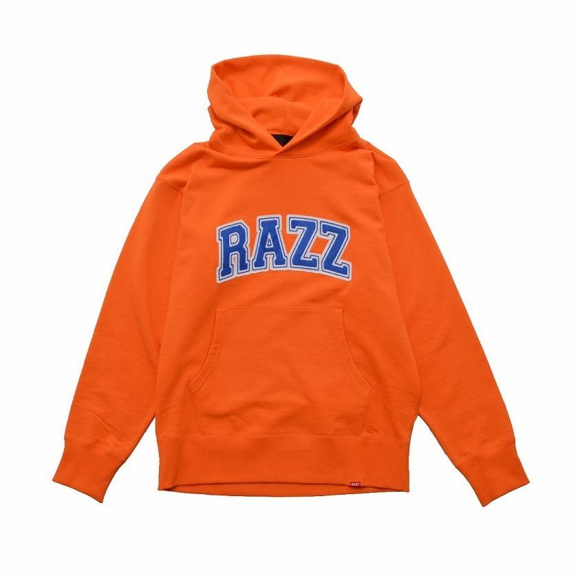 RAZZIS パーカー メンズ スウェット ラズ Pigment patch hoodie 