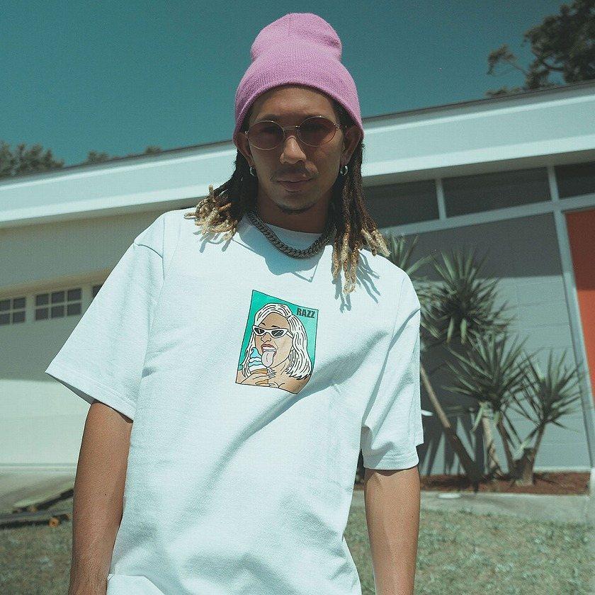 半袖tシャツ メンズ Razzis ラズ Ice Girl Tee 3colors ストリート ガールズフォト ユニセックス 白 春 夏 21 Rzpg 09 シルバーバレット 通販 Yahoo ショッピング