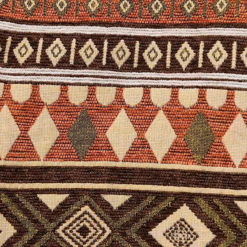 RAZZIS パーカー メンズ ネイティブ柄 ジップアップ ブラウン オレンジ