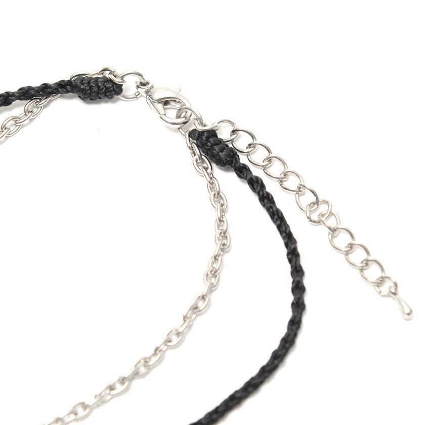 猫チャーム付きシルバーアンクレット 新品 猫耳×鈴チャーム シルバーアンクレット 同梱割引あり