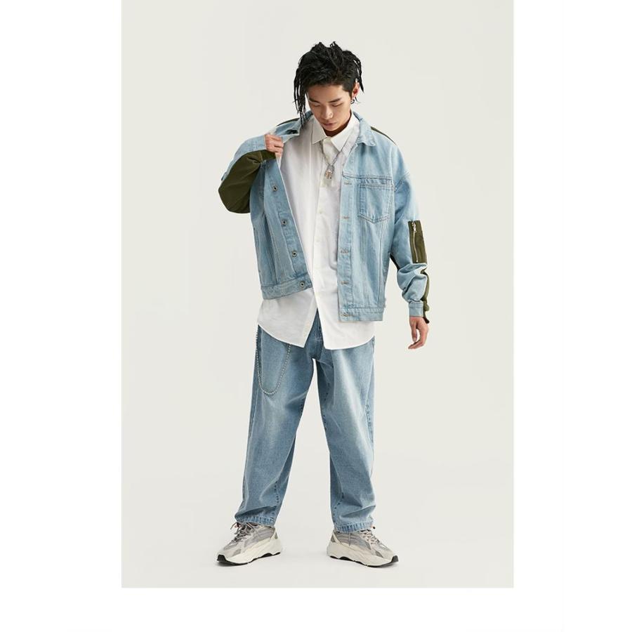 デニムジャケット メンズ Lazy Tokyo レイジートウキョウ Ma １デニムブルゾン 全2色 Gジャン アウター 春 Slw シルバーバレット 通販 Yahoo ショッピング