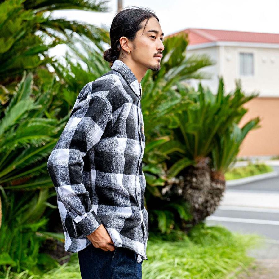 THRASHER（スラッシャー） ネルシャツ メンズ 厚手 長袖 チェック