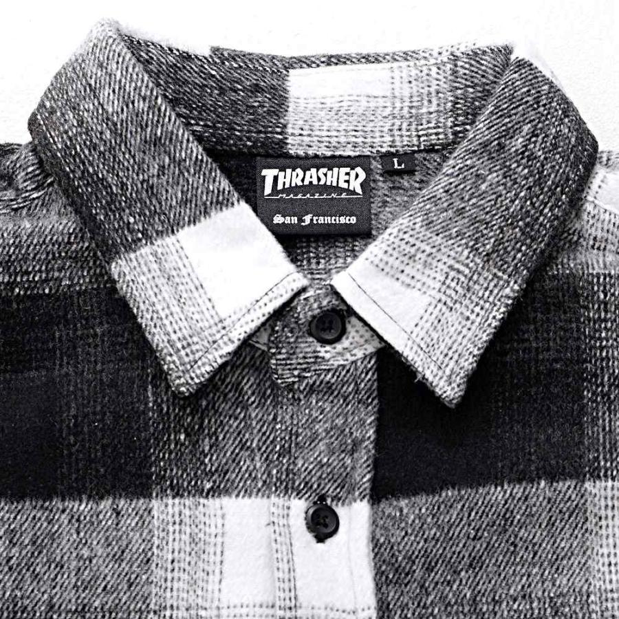 THRASHER（スラッシャー） ネルシャツ メンズ 厚手 長袖 チェック