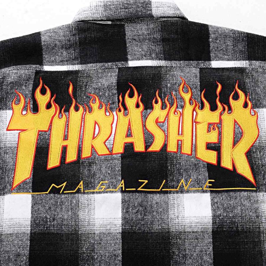 THRASHER（スラッシャー） ネルシャツ メンズ 厚手 長袖 チェック