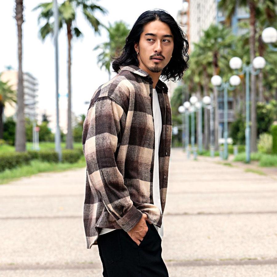 THRASHER（スラッシャー） ネルシャツ メンズ 厚手 長袖 チェック