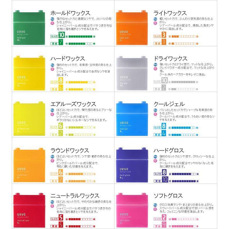 Demi Uevoデザインキューブワックス 内容量80g 全10色 Uevo Cubewax シルバーバレット 通販 Yahoo ショッピング