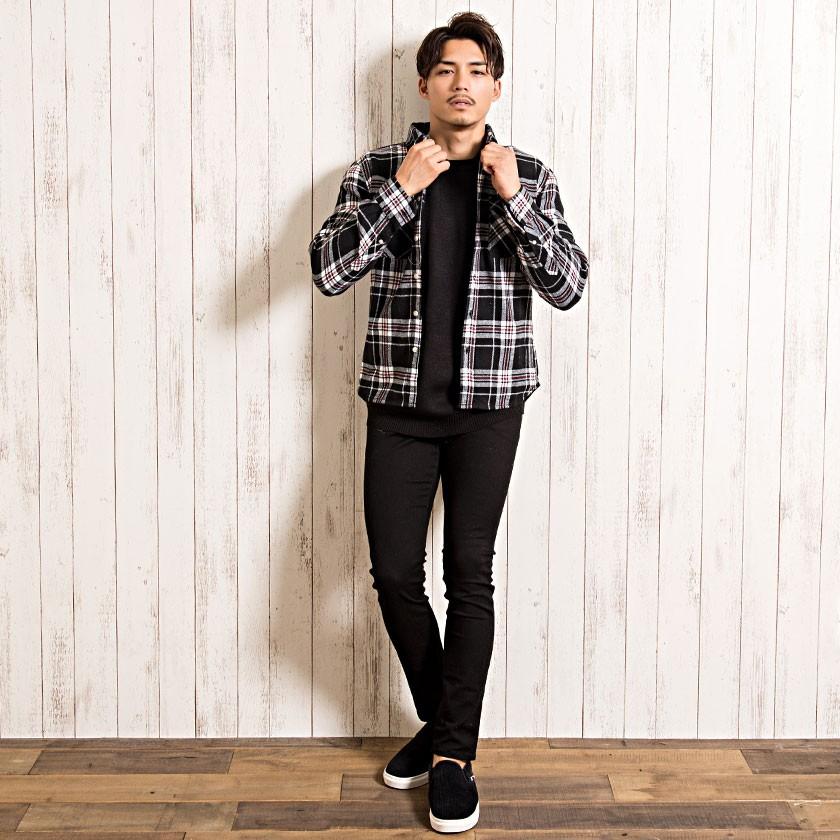 チェックシャツ メンズ ネルシャツ 起毛 カジュアルシャツ 赤 青 黒 ブルー 黄色 M L Xl 秋 冬 Vicci Vib15 44 シルバーバレット 通販 Yahoo ショッピング