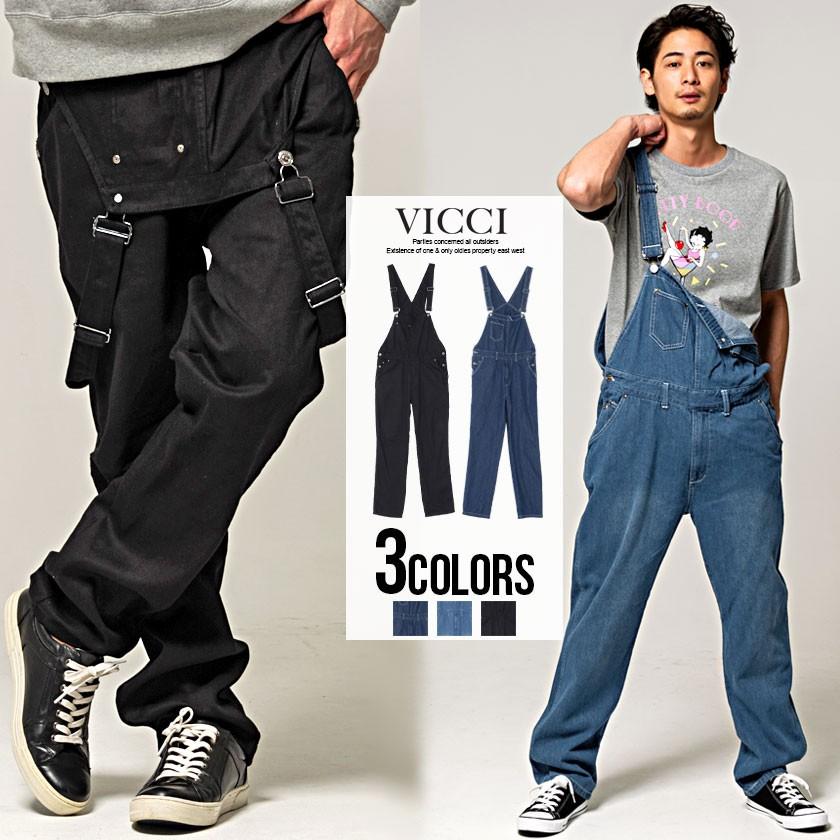オーバーオール メンズ カバーオール Vicci ビッチ デニムオーバーオール 全3色 サロペット ブラック インディゴ ブルー 黒 青 M L 夏 春 21 Vib 02 シルバーバレット 通販 Yahoo ショッピング