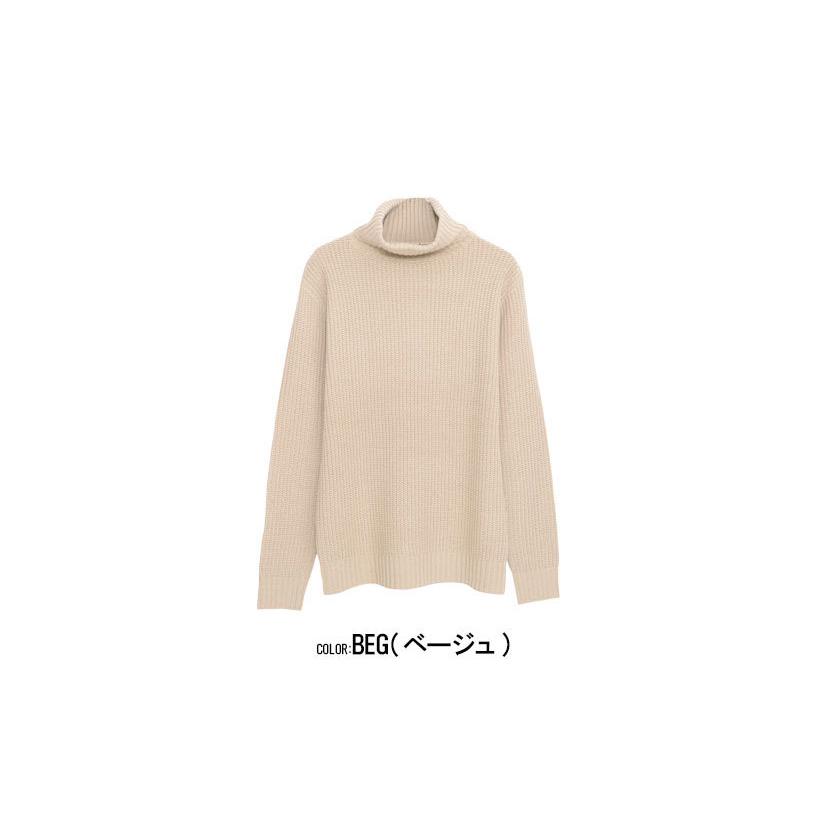 Vicci ニット メンズ セーター ブランド おしゃれ 畦編み