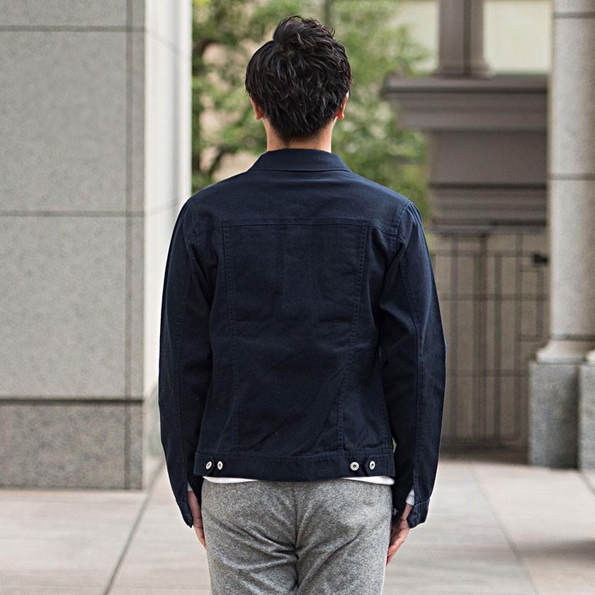 デニムジャケット メンズ Gジャン カツラギ ストレッチ タイト 白 ベージュ カーキ ネイビー M L Xl 秋 冬 春 Vicci Vish 04 シルバーバレット 通販 Yahoo ショッピング