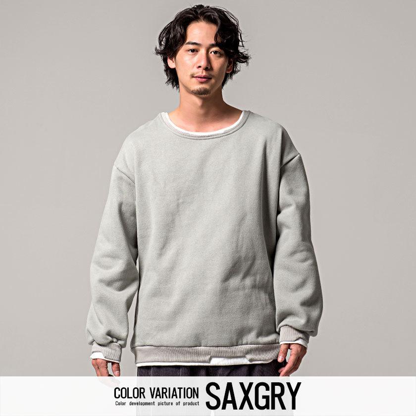 chi!!! チー トレーナー s Vicci フェイクレイヤード トレーナー