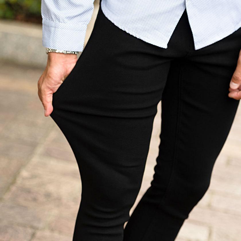 SIVIGLIA】未使用✨❗️シビリアスリムテーパードチノパンブラック