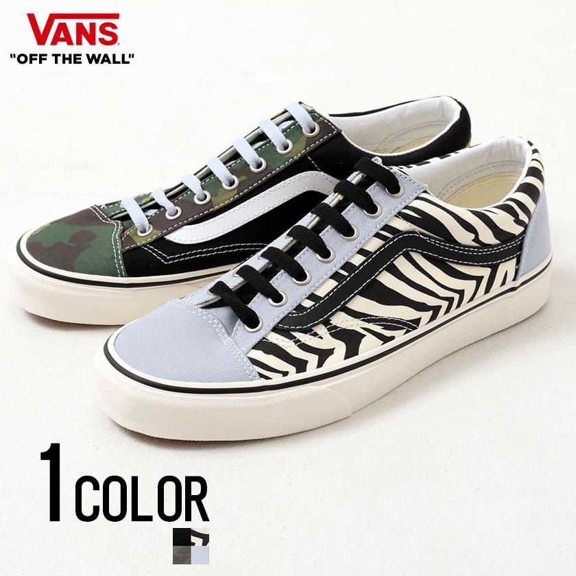 スニーカー メンズ Vans バンズ 48 Prs Style 36 Mismatch Zebra