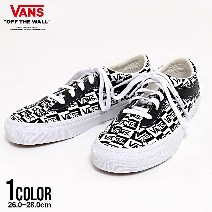 Quot Vans ヴァンズ バンズ スニーカー メンズ Bold Ni ボールドニー チェッカー 白 黒 スケーター 格安人気