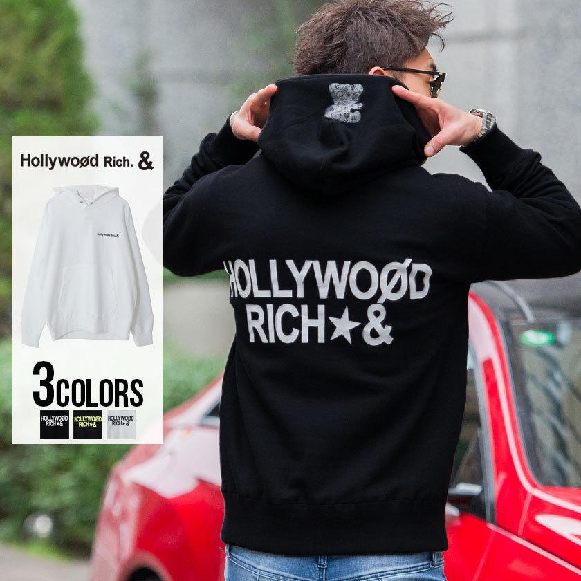 パーカー メンズ フーディー プルパーカー Hollywood Rich パンクベア ビッグロゴバックプリント長袖プルオーバーパーカー 全3色 クマ 秋冬春 21 Lg W 6511 シルバーバレット 通販 Yahoo ショッピング