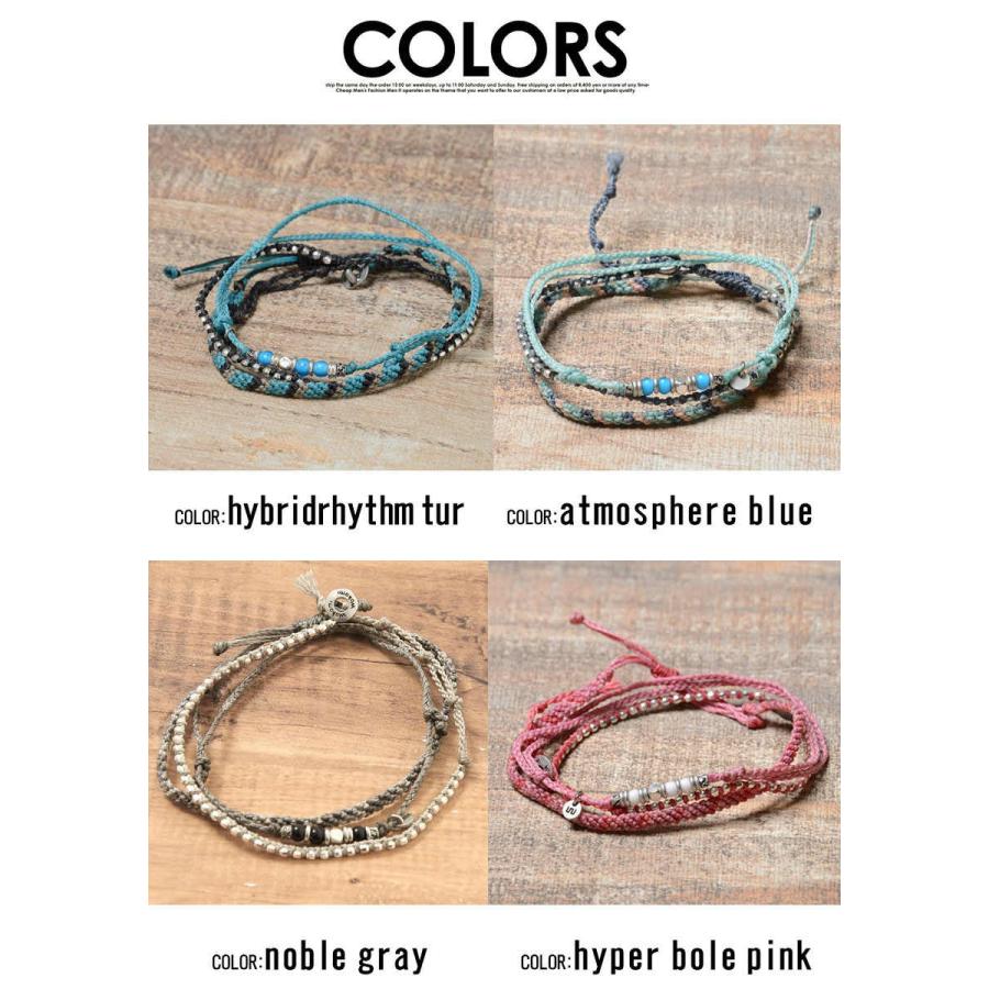 アンクレット メンズ Wakami ワカミ 3ストランドアンクレット 全10色 レディース ユニセックス アクセサリー アクセ 海 夏 サーフ系 Wa シルバーバレット 通販 Yahoo ショッピング