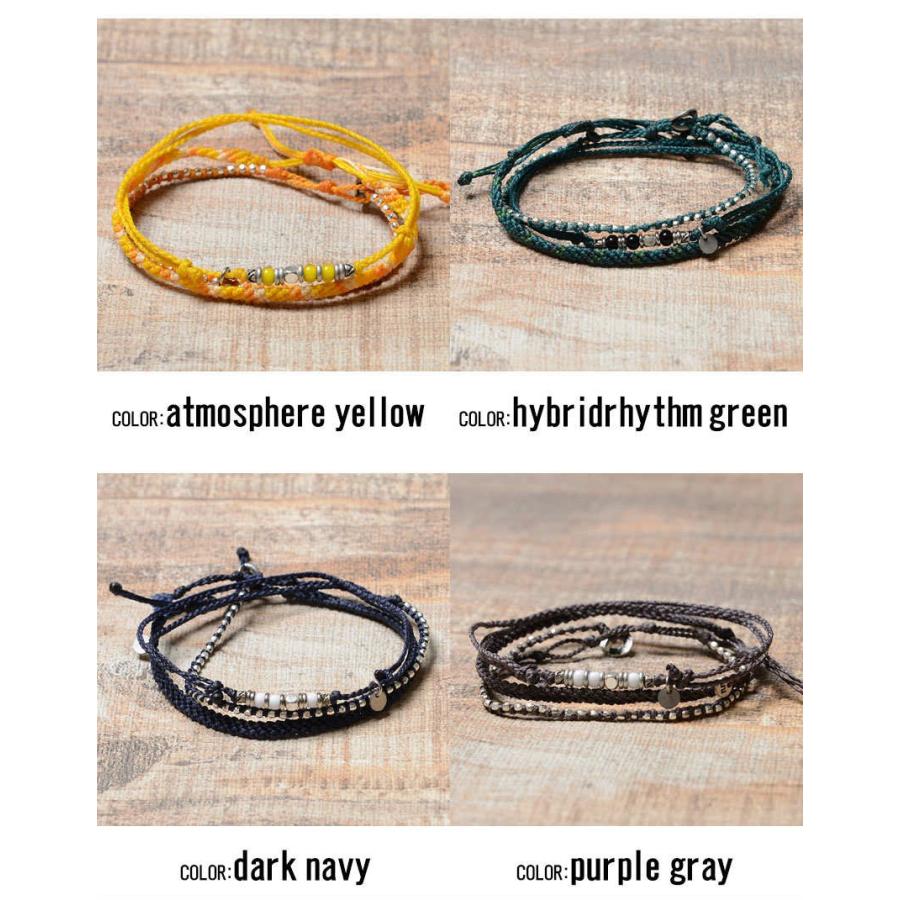 アンクレット メンズ Wakami ワカミ 3ストランドアンクレット 全10色 レディース ユニセックス アクセサリー アクセ 海 夏 サーフ系 Wa シルバーバレット 通販 Yahoo ショッピング