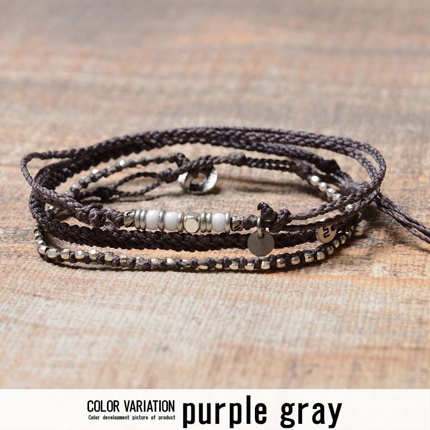 アンクレット メンズ Wakami ワカミ 3ストランドアンクレット 全10色 レディース ユニセックス アクセサリー アクセ 海 夏 サーフ系 Wa シルバーバレット 通販 Yahoo ショッピング