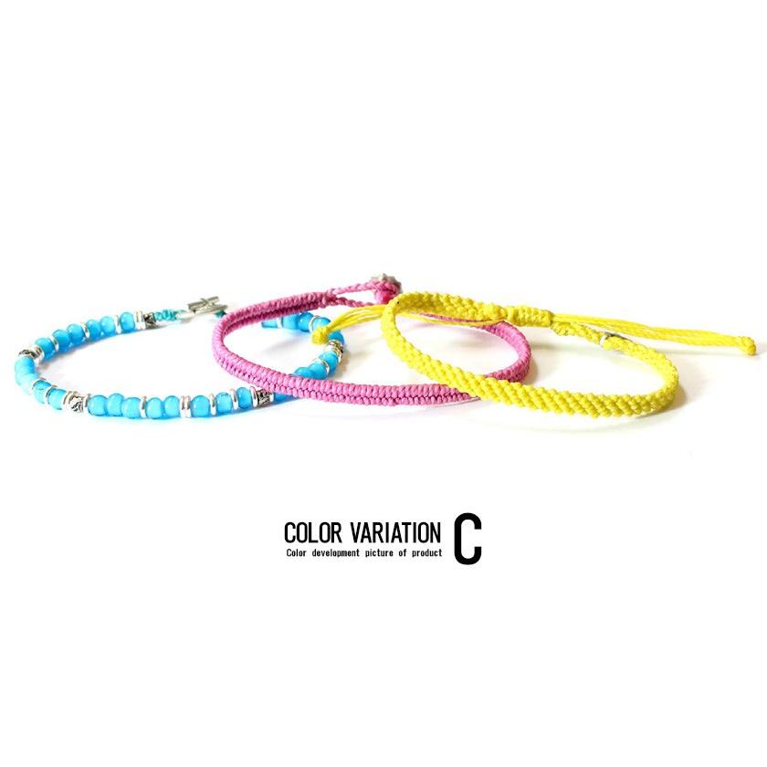 wakami（ワカミ） ブレスレット メンズ セット 3STRAND ブレスレット
