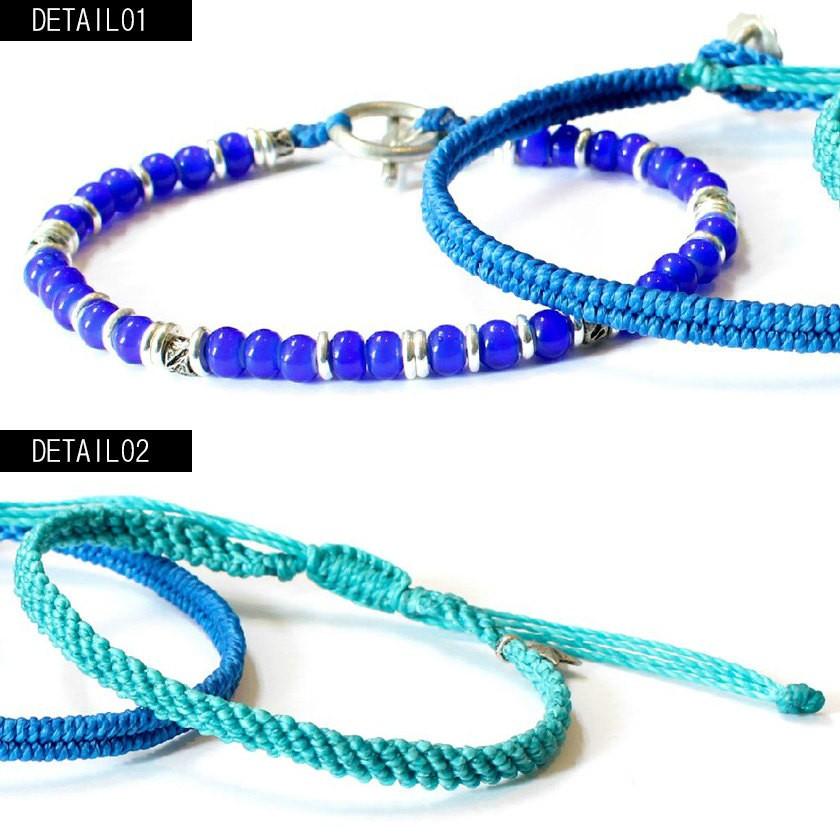 ワカミ様 wakami（ワカミ） ブレスレット メンズ セット 3STRAND ブレスレット