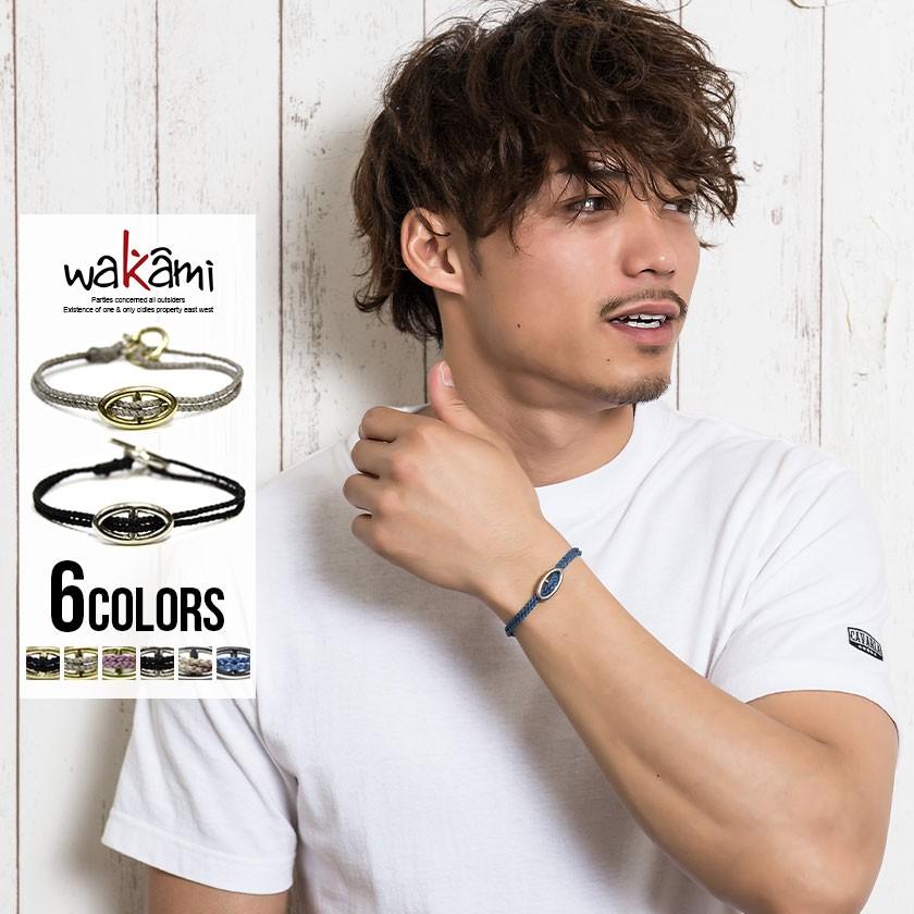 wakami ブレスレット メンズ ワカミ SINGLE ANCOR BRASELET/全6 wakami ブレスレット メンズ ワカミ SINGLE ANCOR BRASELET/全6