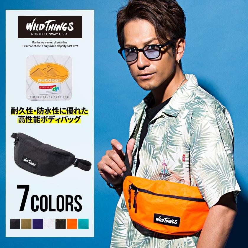 ボディバッグ メンズ WILDTHINGS ワイルドシングス ボディバッグ/全7色