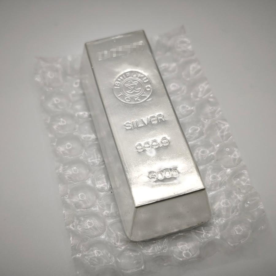石福金属工業 500g 銀地金 銀インゴット インゴット LBMA 銀 純銀