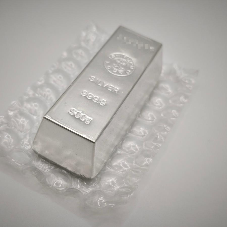 石福金属工業 500g 銀地金 銀インゴット インゴット LBMA 銀 純銀