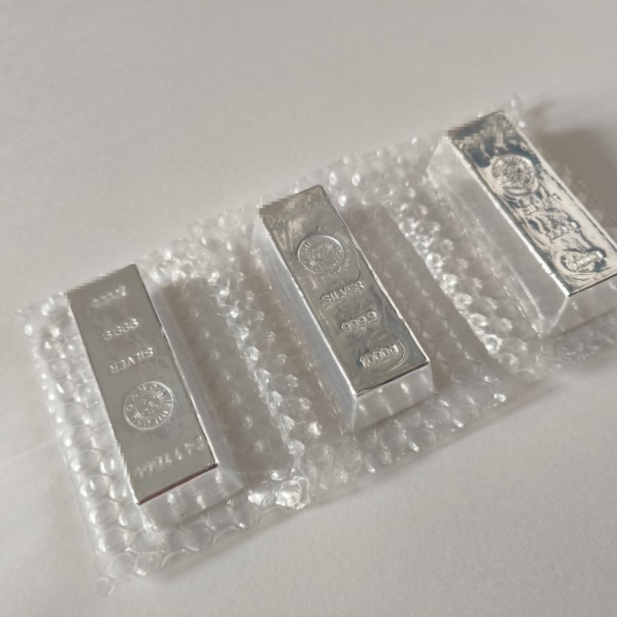 新品未開封 1kg 石福 銀 地金 インゴット LBMA シルバー 石福金属工業 1kg 3本 銀地金 銀インゴット インゴット LBMA 石