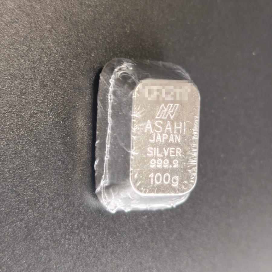アサヒメタルファイン製 銀100g 銀地金 銀インゴット LBMA |  | 01