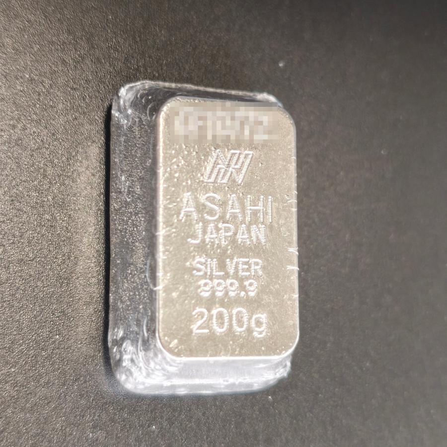 アサヒメタルファイン製 銀200g 銀地金 銀インゴット LBMA |  | 01