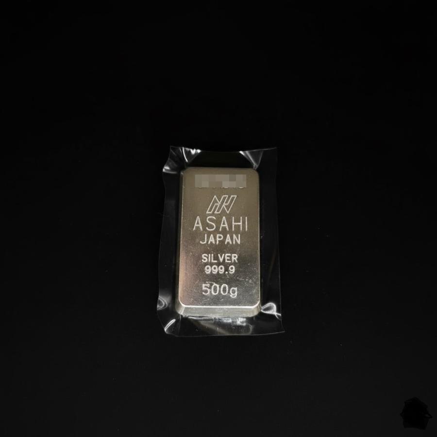 アサヒメタルファイン製 銀500g 銀地金 銀 インゴット LBMA 純銀