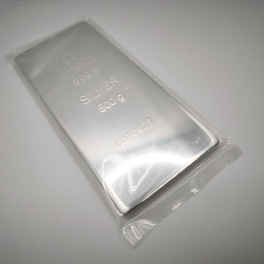 純銀 シルバー 500g 井嶋金銀工業 銀 500g 銀地金 インゴット 純銀 シルバー シルバーバー