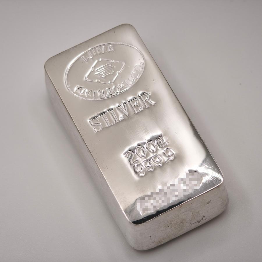 井島貴金属精錬 200g 銀地金 銀インゴット インゴット 銀 純銀 シルバー シルバーバー/SV999.9 |  | 01
