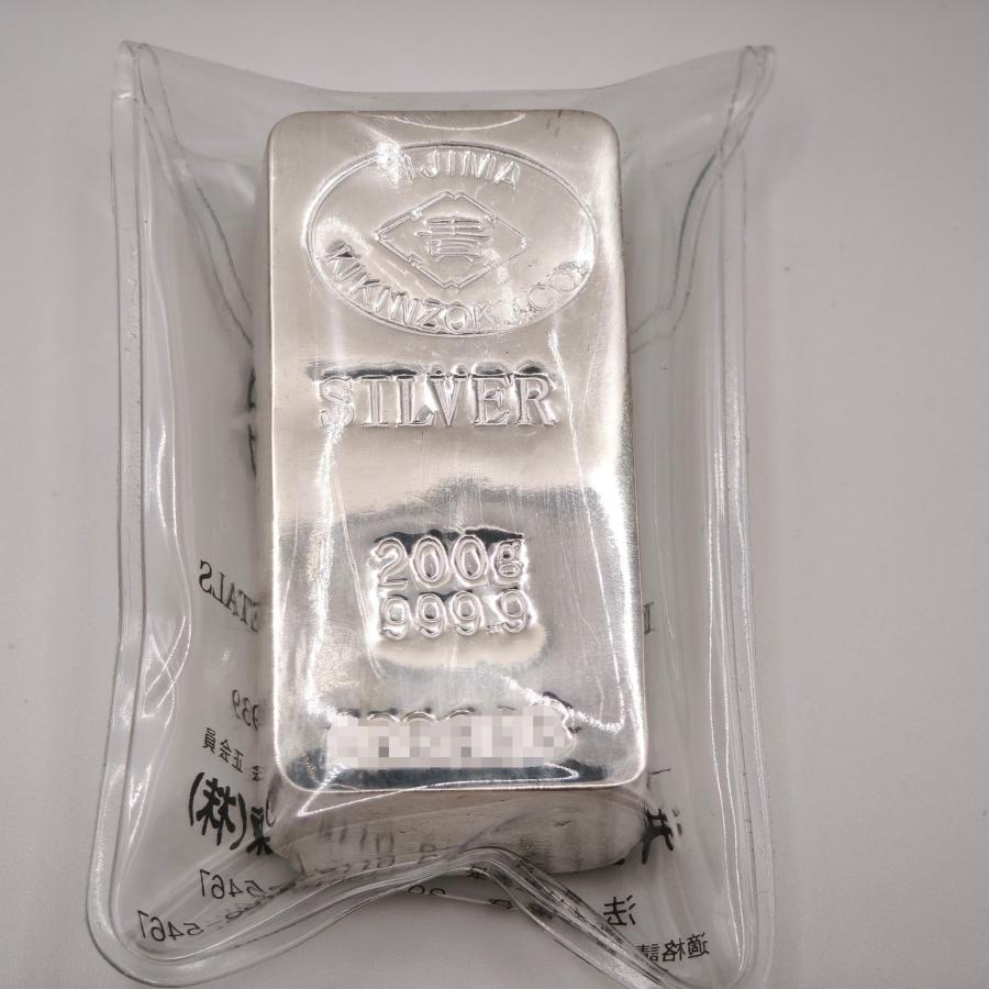 井島貴金属精錬 200g 銀地金 銀インゴット インゴット 銀 純銀 シルバー シルバーバー/SV999.9 |  | 03